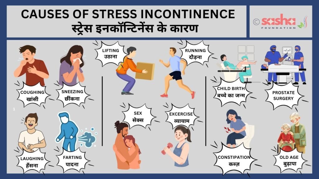 Causes of stress incontinence Causes of stress incontinence